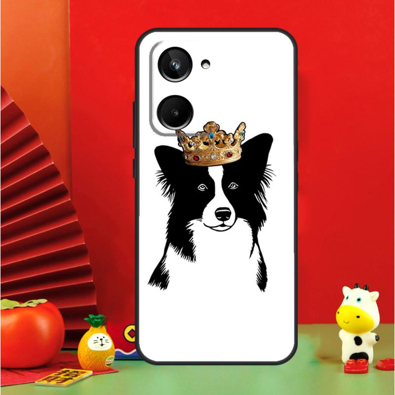 Border Collie Watercolor For Realme 15 Pro GT7 GT6 10 11 12 13 14 Pro Plus C67 C63 C61 C55 C51 C53 C35 C75 C65 Case