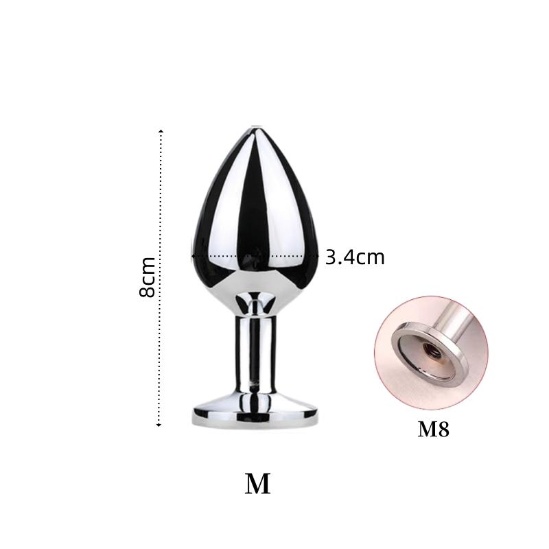BDSM Faux Fox Tail Anal Plug with Removable Smooth Butt Plug for Men Women Role-playing Adult Games Sex Toys