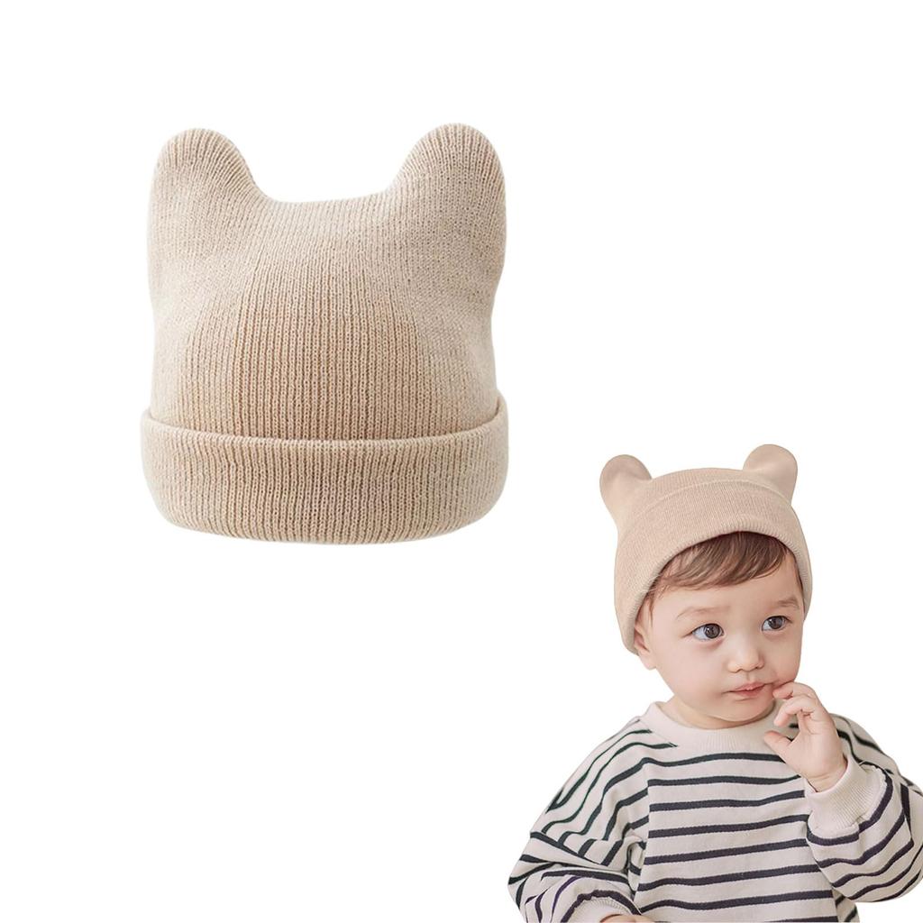 Umeloeo Baby Hat with Knitted Bear Gentle On the Windproof and Cold Perfect for and Perfect for Girls and Perfect for Baby and Head Protection Ears,