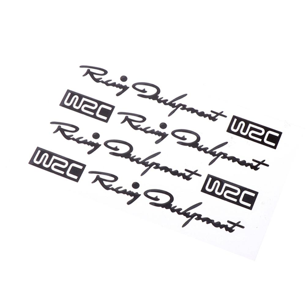 Trim Decals Vinyl Stickers Car Door Handle Decal WRC World Racing Car Stickers Dual Color Design
