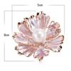 Brooch High-End Sense Niche High-End Women'S Silk Scarf Buckle Alloy Corsage Small Fragrant Wind Pearl Rhinestone High-End