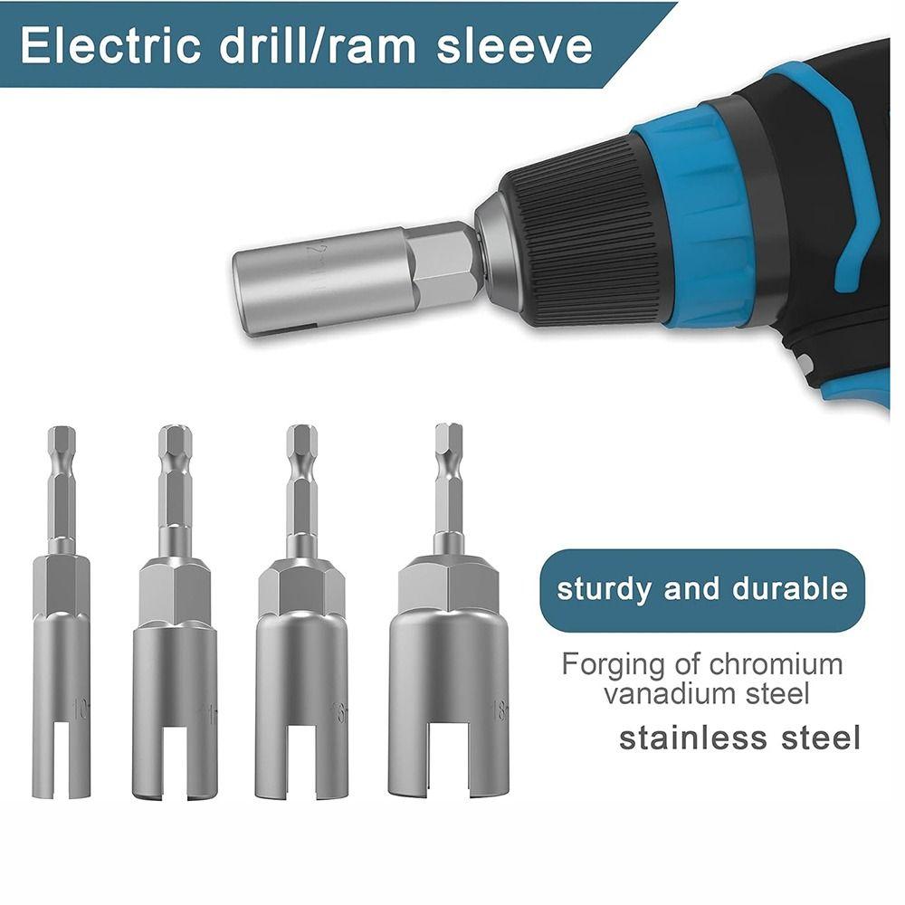 H11/13/15/17/19 Butterfly Bolt Socket Sleeve Steel Wrench Hex Shank Socket Electric Screwdriver