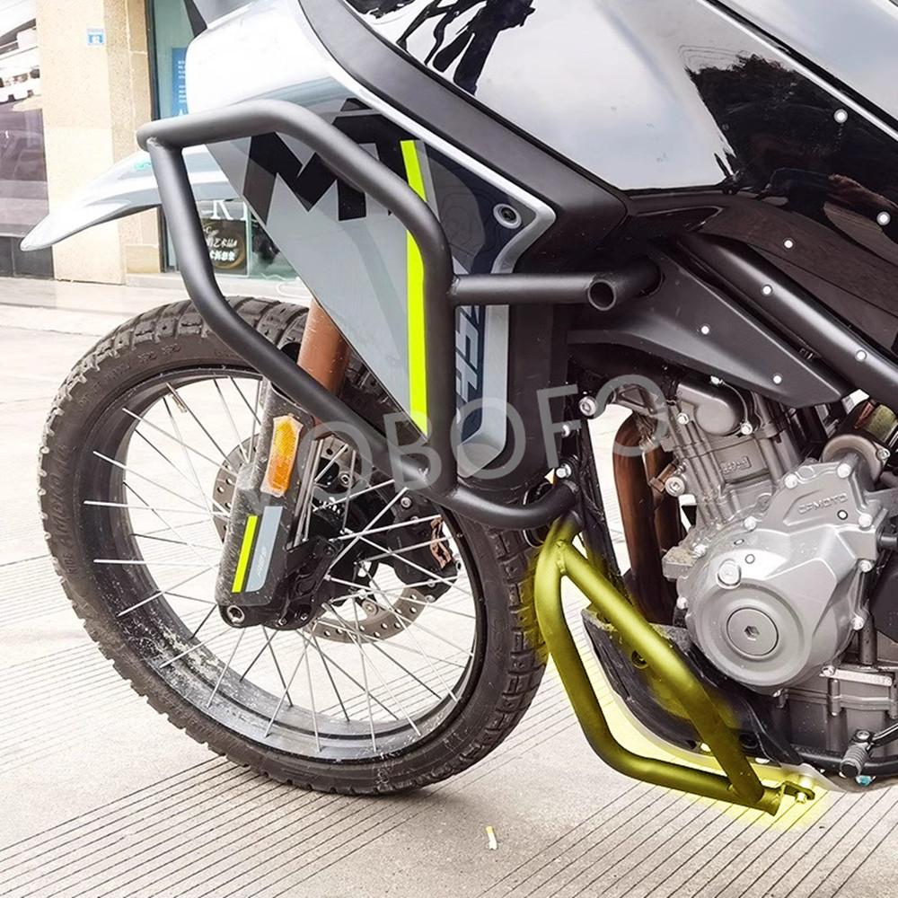 For CFMOTO 450MT 450 MT 450-MT Motorcycle Bumper Anti Fall Bar Upper Lower Crash Tank Bar Bumper Modification Accessories