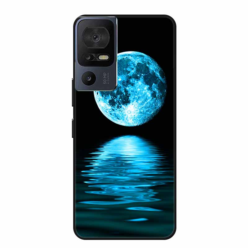 Чехол для телефона TCL 40 SE 40SE Coque Черный Силиконовый Мягкий Задний Чехол-Крышка Для TCL 40 SE Чехол Funda Для TCL40SE Capa 6.75" Оболочка