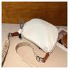 Spacious Nylon Canvas Bag Women Fall Winter New Trend Fashion Versatile Solid Color Crossbody Bag Crescent Moon Bag
