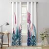 Экзотические цветы оконные шторы для гостиной спальни роскошные современные кухонные шторы тканевые шторы