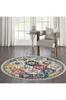 Rovigo Home Моющийся круглый ковер с принтом RHM7046