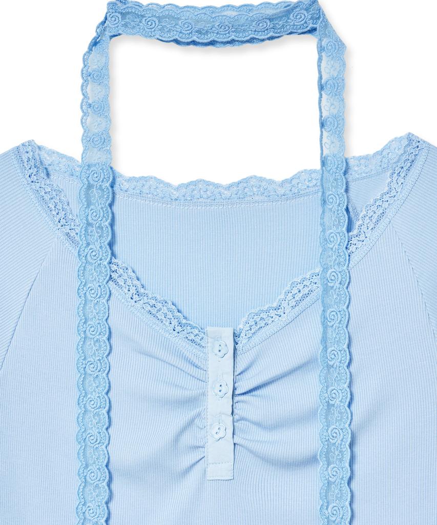 MIDNIGHT MOVE Lace Sc T (Blue)