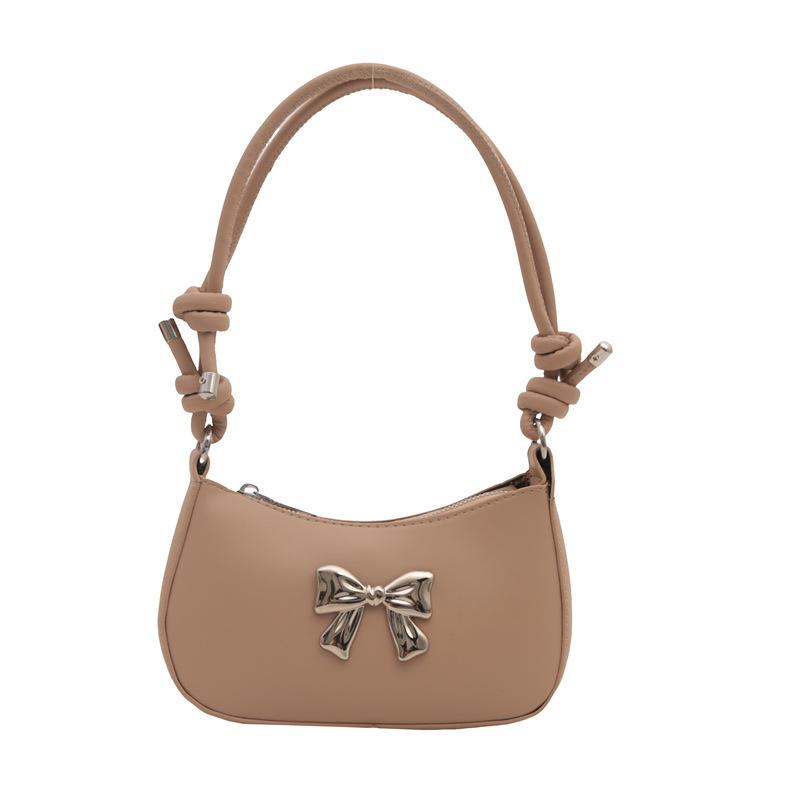 Сумка-сумка с текстурированным бантом женская летняя 202 новая модная сумка-мессенджер нишевая мини-сумка через плечо подмышкой