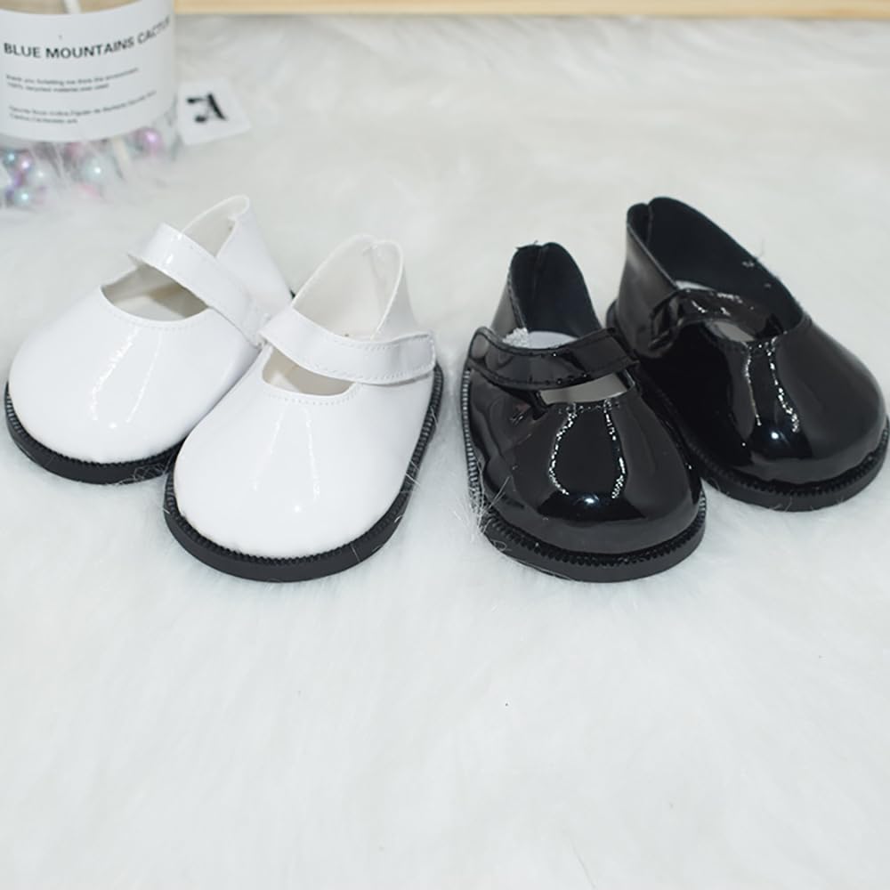 Niannyyhouse 40см Плюшевые Кожаные Туфли (Длина обуви: приблизительно. 9см) Хлопковая кукла для переодевания с кукольными аксессуарами (В-1)