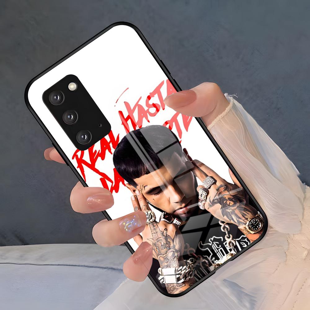 Rapper A-Anuel AA Phone Case For Samsung S26 S25 Plus S20 S20 Plus S22 Ultra S23 FE S21 Plus S21 Ultra Glass Cover