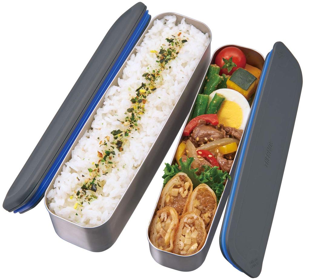 Thermos Ланч-бокс Black Check Upper Fresh Lunch Box BKC Контейнер/300 мл/Нижний контейнер/515 мл DSA-803W