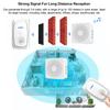 Wireless Doorbell Waterproof Door Bell with 38 Melodies To Choose Adjustable Volume
