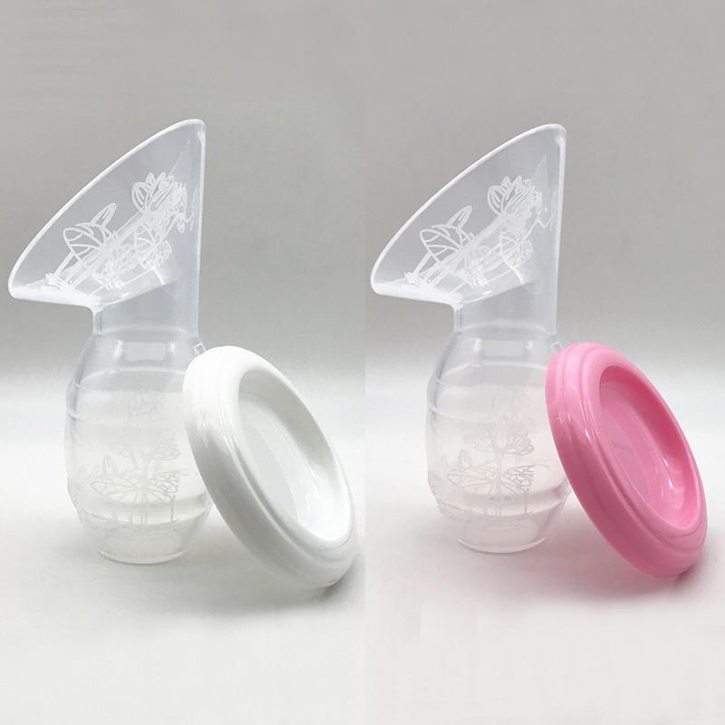 Silicone Breastfeeding Manual Nursing Strong Suction Reliever Breast Pumps Feeding Milk Bottle Sucking Breast Milk Collector
