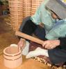 Контейнер для риса Kiso Crafts, стиль Эдо, Сделано в Японии, Деревянный (Кипарис Савара), Вместимость 1,5 чашки