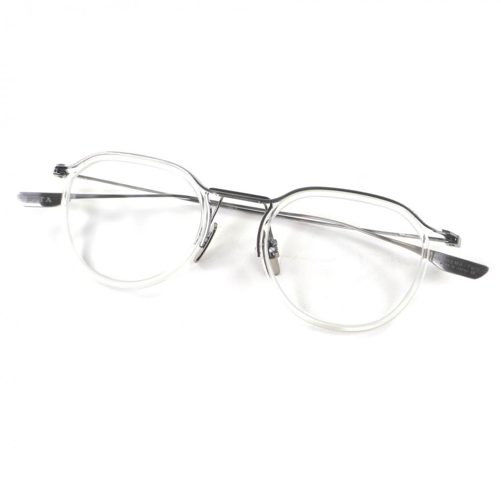 Excellent DITA Glasses SCHEMA-TWO Antique Silver mens DTX131 Used