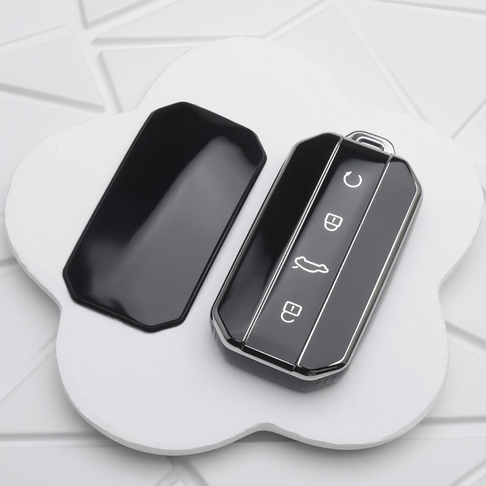 Чехол-держатель для автомобильного ключа из ТПУ для Chery Jaecoo J7 7 J5 5 Модная сумка-чехол для брелока дистанционного ключа автомобиля Защитный чехол Аксессуары для бесключевого доступа