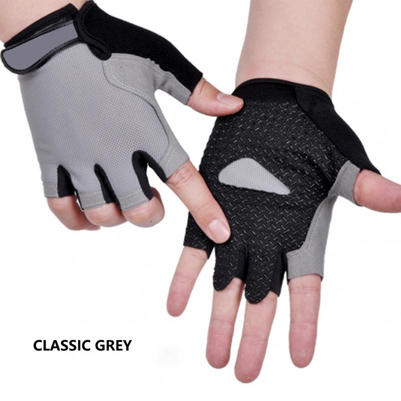 Half Finger Cycling Gloves Men Women Anti Slip Shock Breathable Summer Bicycle Gloves Fingerless Sports Gym Training Bike Gloves