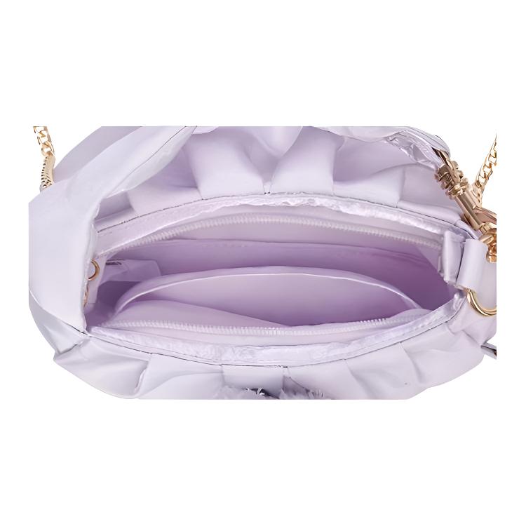 Disney 2026 StellaLou Dream Celebration Cute Embroidered Decoration Fabric Handheld Crossbody Bag Women Bags Purple 400060497473