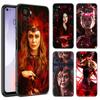 Силиконовый чехол Scarlet Witch Black для Huawei Nova 11 12 Ultra 9 10 SE Pro 11E 11i 12i Y70 Plus Y60 Y61 Y71 Y72 Y90 Y91
