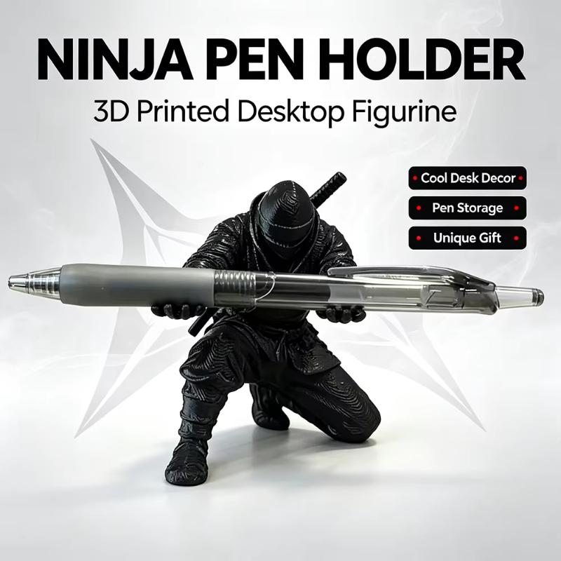 Настольный Арт 3D-печатница для ручек Уникальная Фигурка Органайзер для Канцелярских Принадлежностей Фигурки Карандашей Декор Стола Поделка Для Хранения Ручек