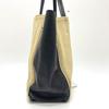 CELINE Kaba Gazette Bags Hand Bag Tote Bag hemp / Leather Beige/Black