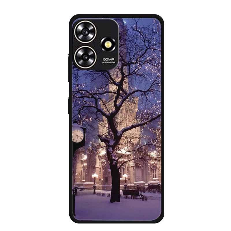 Для ZTE Blade V50 Умные Чехлы Ударопрочный ТПУ Мягкий Силикон Для ZTE Blade V50 Дизайн 4G / A73 4G / Axon 50 Lite Защитные Чехлы
