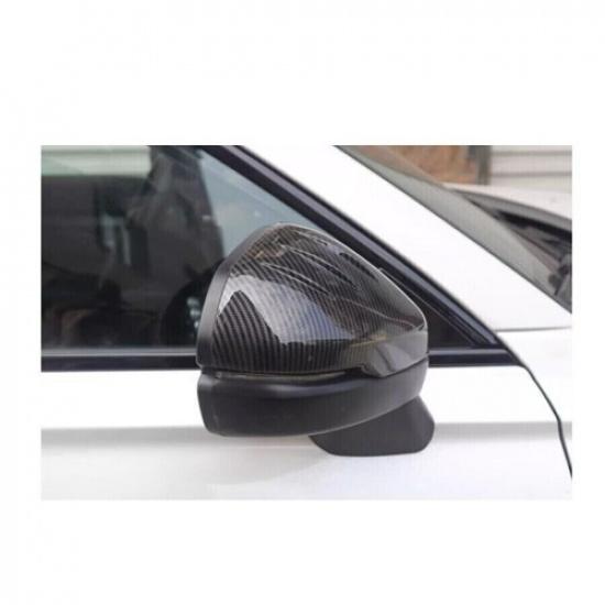 2PCS For Honda CRV CR-V -2024 Carbon Fiber Rear View Side Mirror Cover Trim