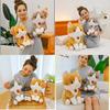 Adorable Big Face Cat Plush Toy Soft Stuffed Animal For Kids Bedroom Decor
