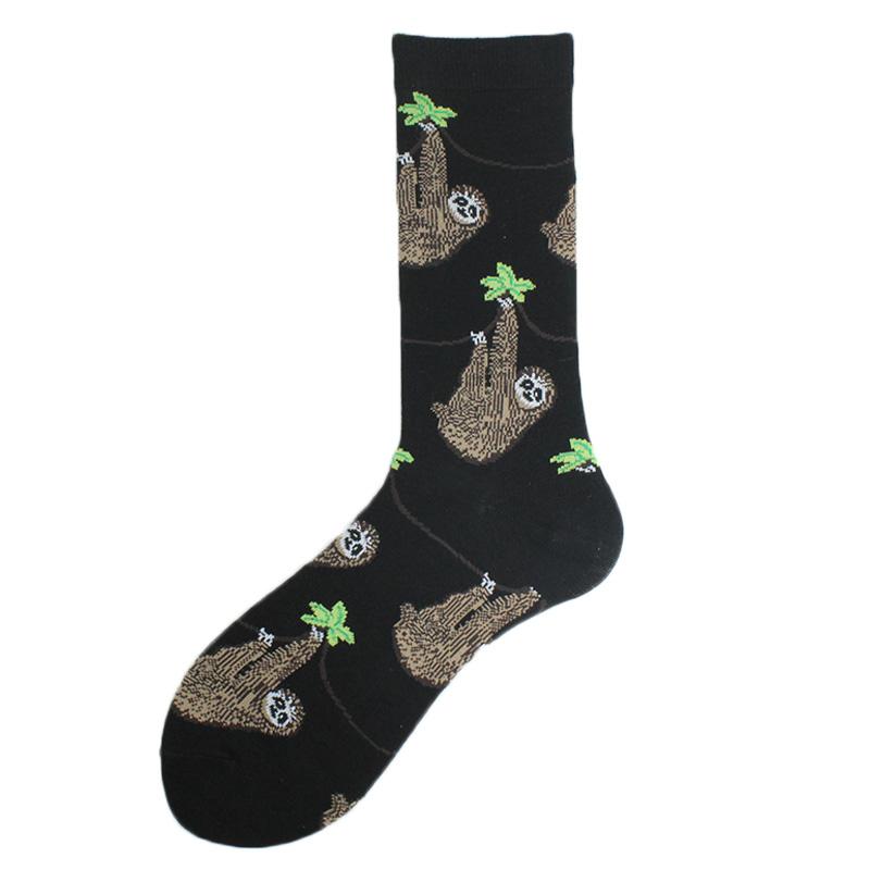 Happy Design Funny Socks Men Unisex Sheep Beer Dinosaur Pattern Sokken Divertidos Jacquard Calcetines Unisex Hip Hop Skateboard