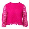 Fuchsia Lace Blouse Bleya Woman