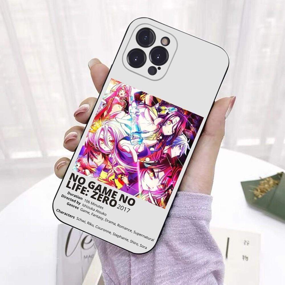 Чехол для телефона Game NO life Anime для iPhone 6 7 8 Plus 11 12 13 14 Pro SE 2020 MAX Mini X XS XR Back Funda Cover