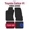 Velour Car Floor Mats For Toyota Celica Vi Coupe (1993-2000)