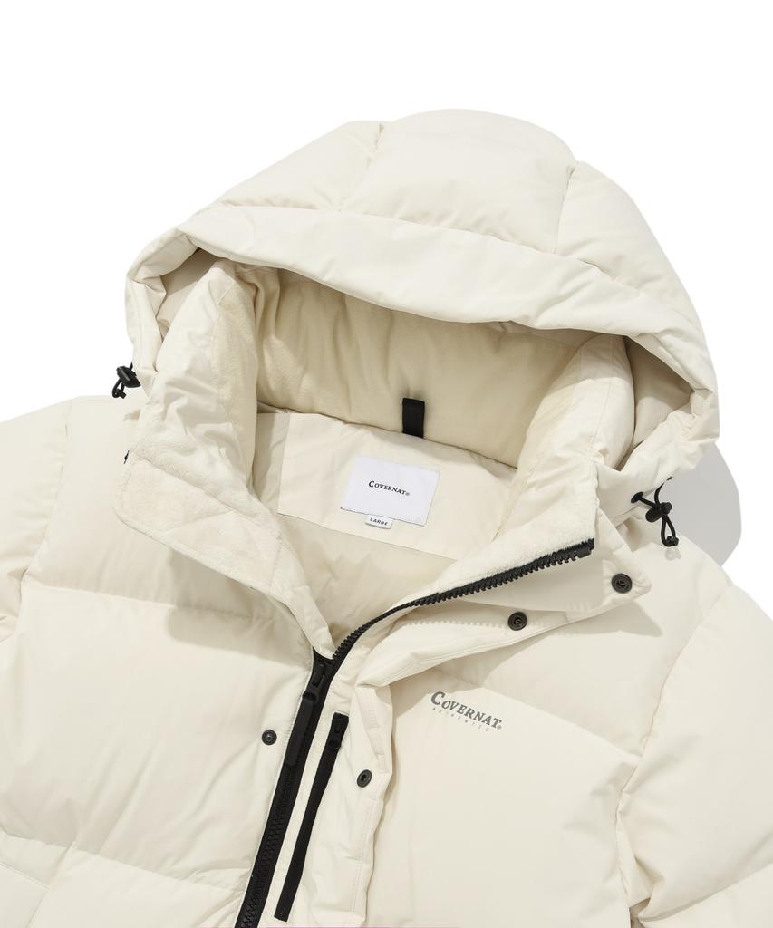 Covernat Rds Civic Long Down Parka Ivory