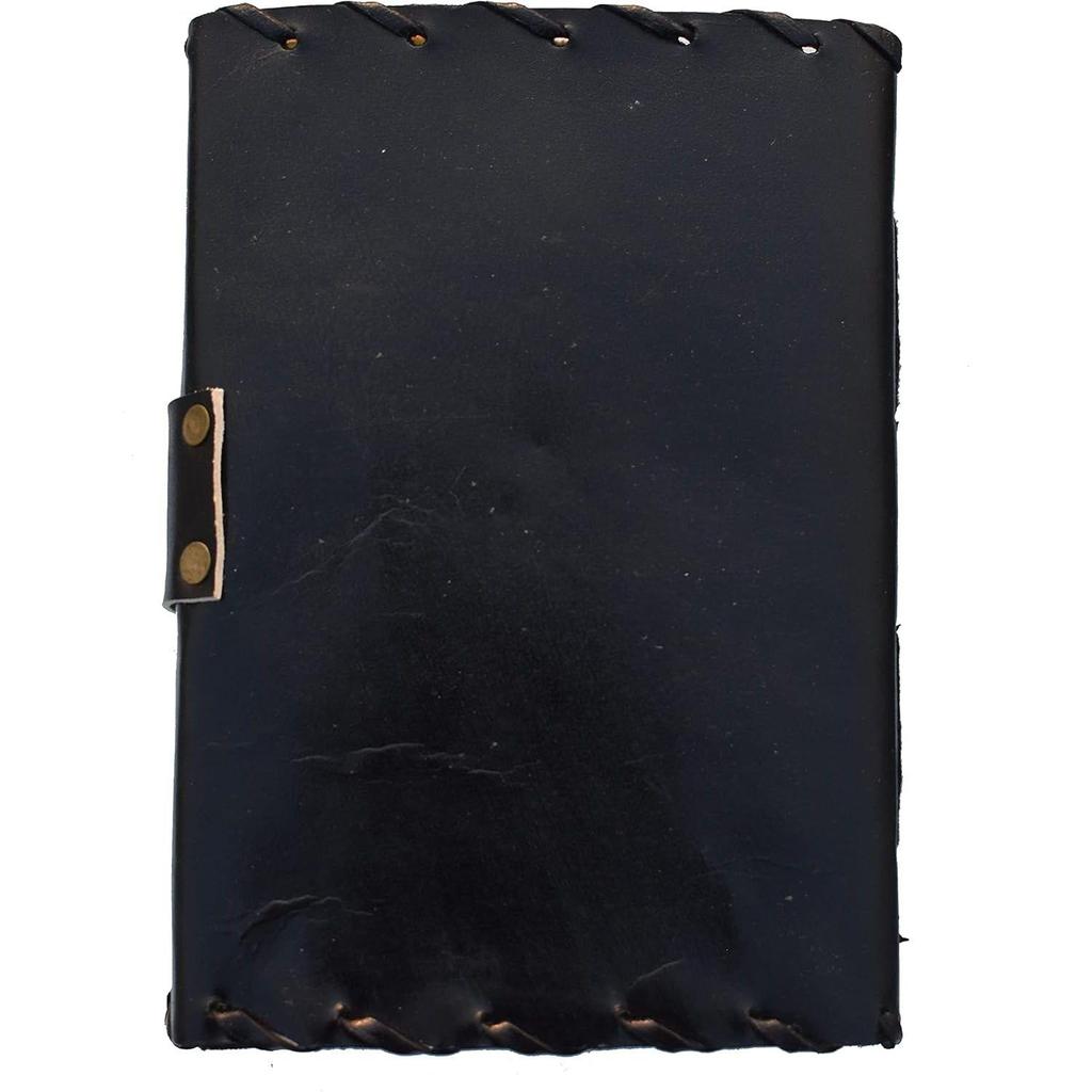 Hocus-pocus Vintage Leather Journal Grimoire Spell Book Third Eye Magic Wiccan