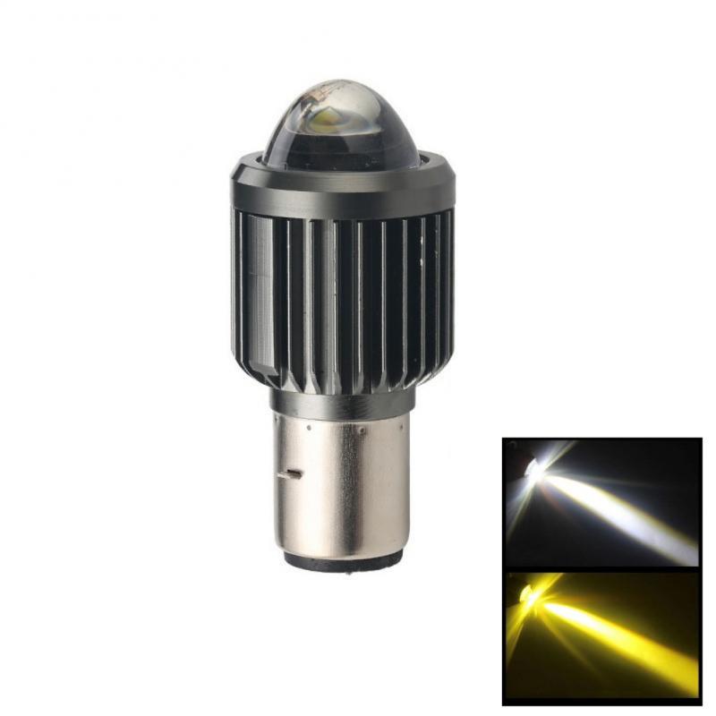 1 шт. мотоциклетная фара H4 BA20D 12 В светодиодная мото дальнего/ближнего света светодиодные лампы 12000 лм супер яркая противотуманная фара для автомотоцикла белый желтый