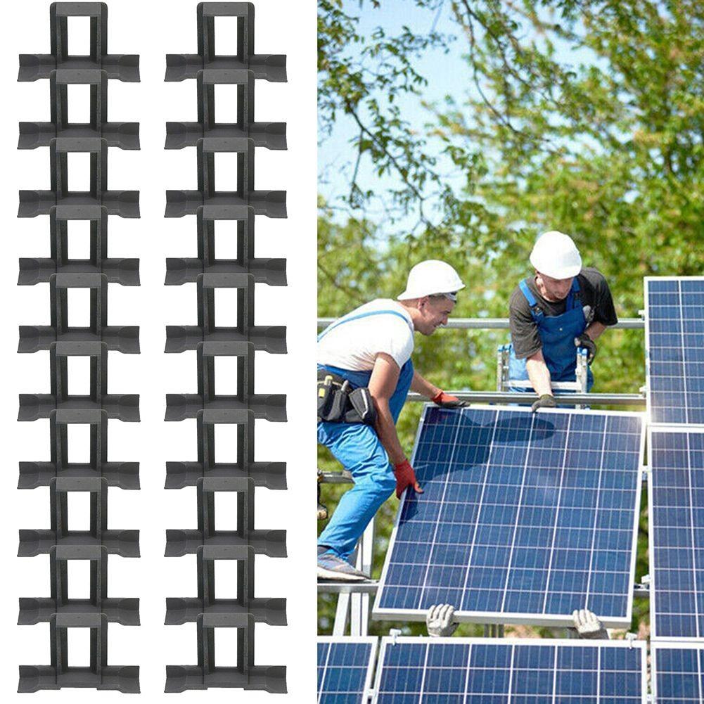 20 шт. зажимы для слива воды из солнечной панели, чистящие зажимы для слива воды из фотоэлектрических модулей