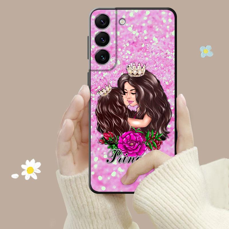 Чехол для Samsung Galaxy S23 S22 S21 S20 Fe Ultra S10 S9 S8 Plus Note 20ultra 10plus, чехол для женщины, ребенка, мамы и девочки