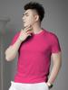 European-Style Ice Silk Men's Short-Sleeve T-Shirt 2025 Summer New Model, Mercerized Cotton Half-Sleeve Tee, Solid Color Casual Top for Men