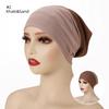 Fashion Double Color Inner Hijab Cap For Women Cotton Jersey Underscarf Hijab Undercap Islam Headscarf Wraps Turban Headband