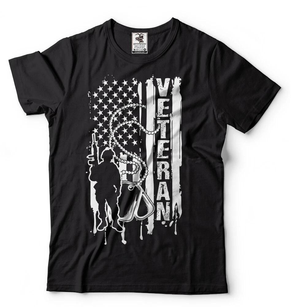 Veteran Flag T-shirt Memorial Day Veterans Day Independence day American Tee