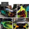 13M X 1.35M Holographic Rainbow Chrome Gold Car Body Vinyl Wrap Roll Decal Stickers Chameleon Color Changing Film, Unstretchable
