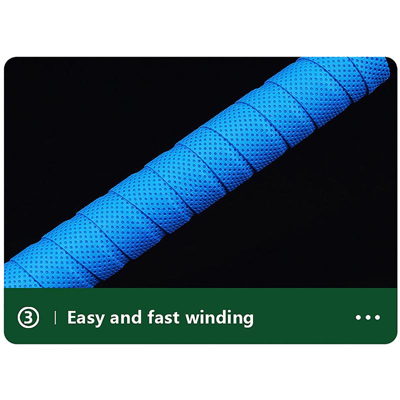 1 шт., сухая теннисная ракетка, противоскользящие впитывающие пот обертывания, ручки для бадминтона, вибрационная ручка для ракетки, спортивная спортивная лента