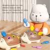 Обучающая игрушка Игрушки для развития мелкой моторики у малышей 1-3 лет Ёжик Обучение счету и сортировке Развитие сенсорных подарков