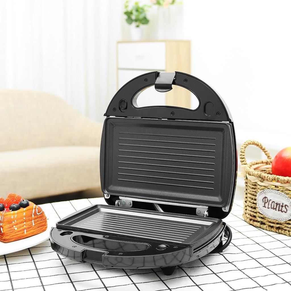 750W 6-in-1 Electric Waffle Machine Maker Multifunctional Sandwich Maker Home Muffin Cake Donut Bubble Waffle Maker Breakfast