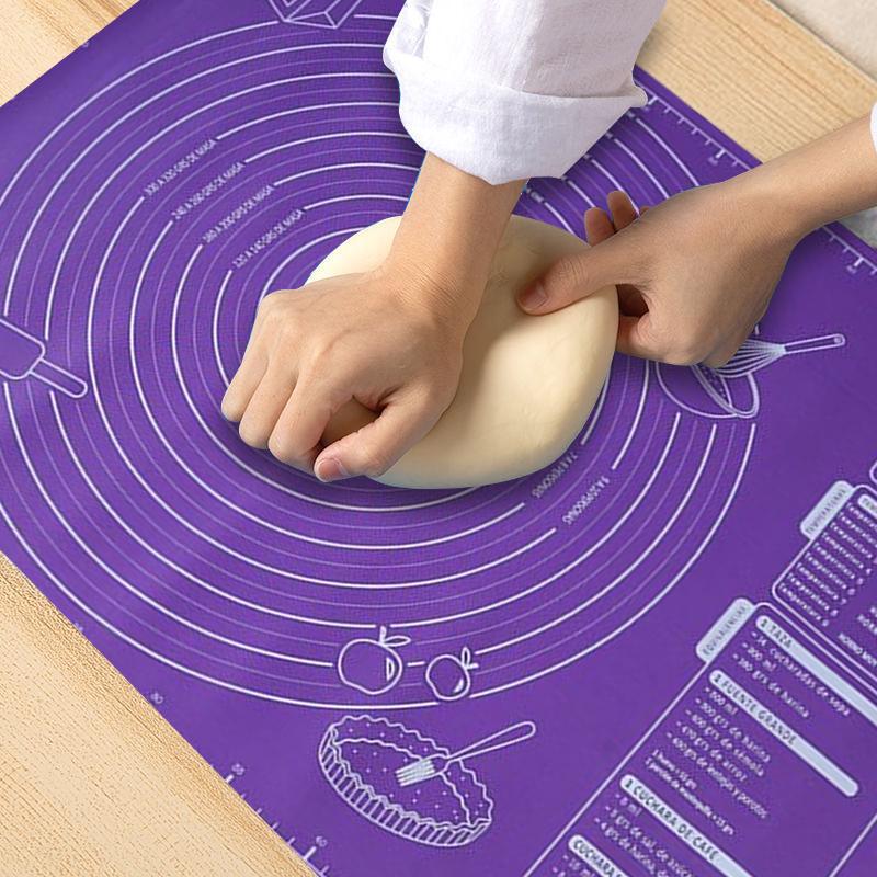 Silicone Pad Baking Mat Sheet Kneading Dough Mat for Kitchen Non-Stick Maker