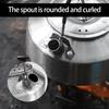 Нержавеющая сталь Чайники для походов на открытом воздухе Кастрюля Посуда Кемпинговые чайники Чайник со свистком для плиты Чайник для кемпинга Чайник для кофе