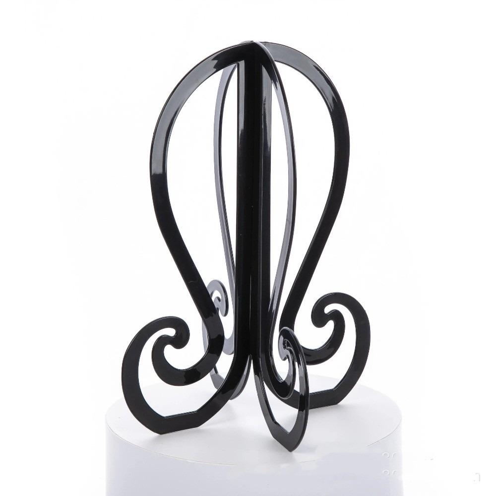 Display Collapsible Wig Head Stand Portable Travel Wig Holder Plastic Wig Stand  Barbershop