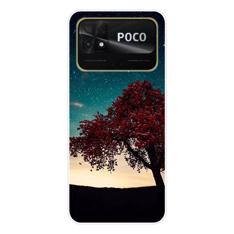 Для Xiaomi Poco C40 C 40 Чехол Мягкая силиконовая задняя крышка Мультяшный чехол для телефона Разнообразие