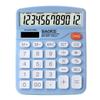 EC837 Портативный 12-значный компактный солнечный калькулятор, черный – Идеально подходит для студентов и офисного использования